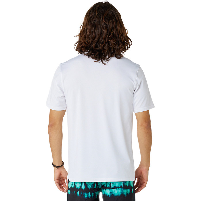 2023 Rip Curl Mens Suche Serie Kurzarm UV-T-Shirt 12XMRV - Wei